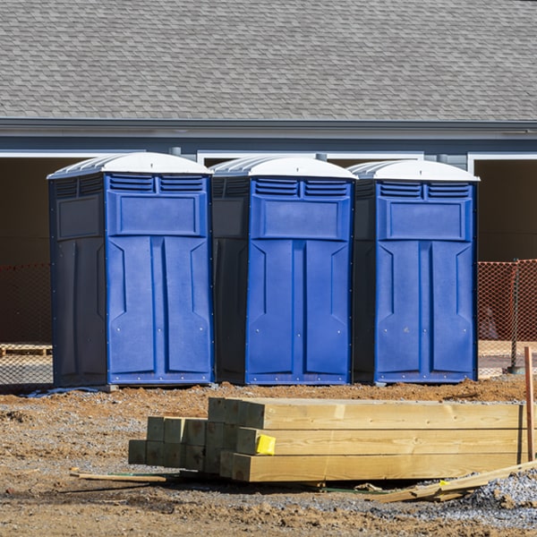 how can i report damages or issues with the portable restrooms during my rental period in Ottawa Lake